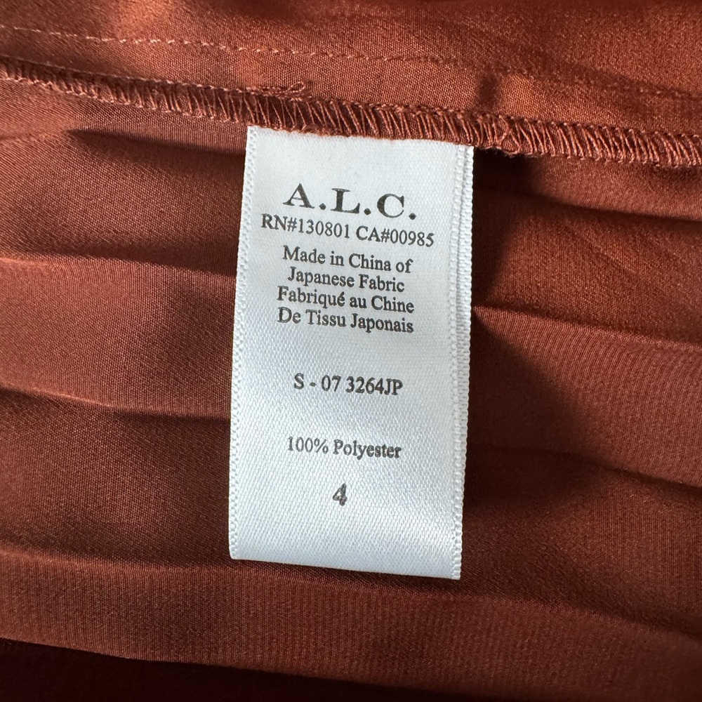 NWOT A.L.C. Demi skirt caramel sz 4 $595 - Picture 13 of 13